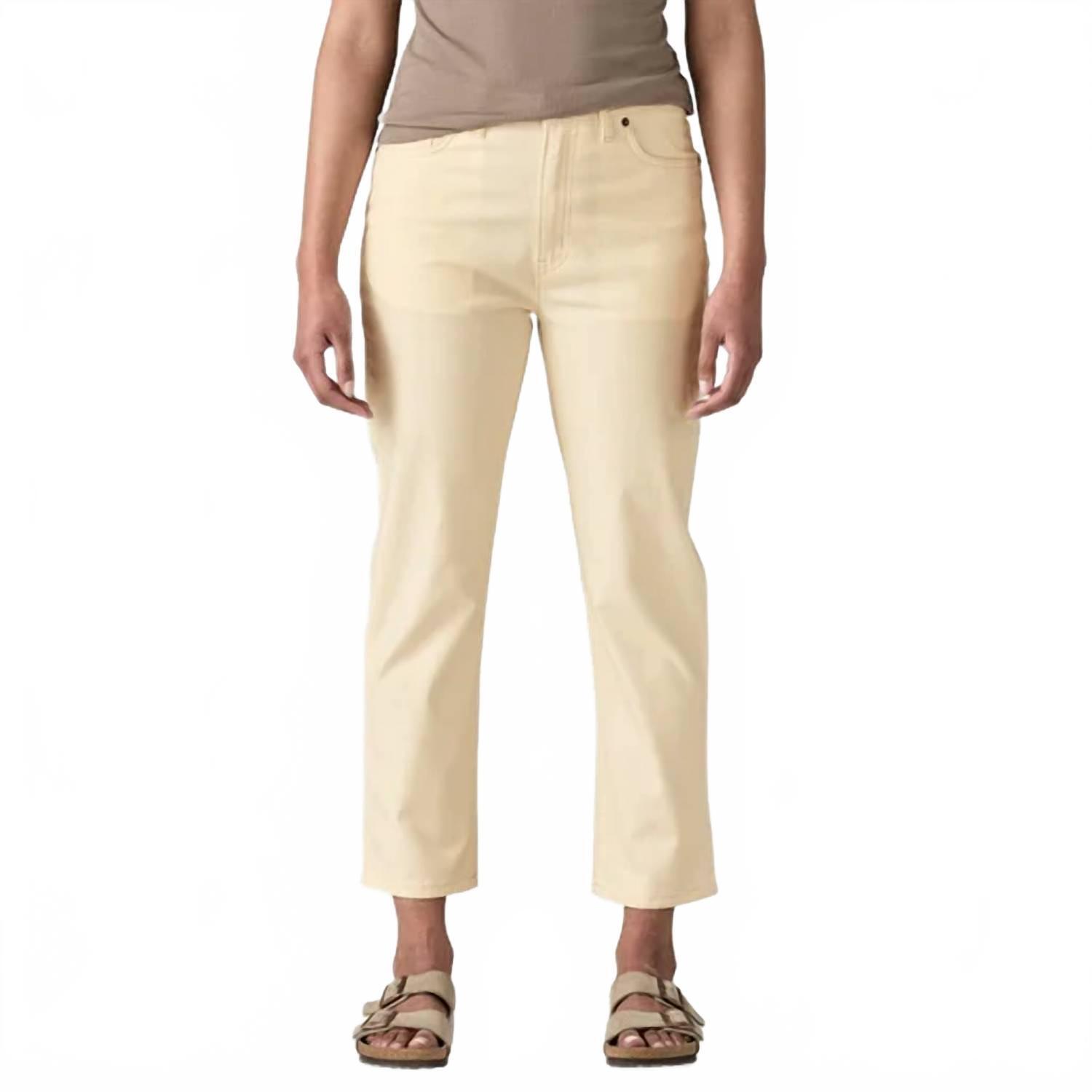 New Patagonia Classic Straight Pants In Natural